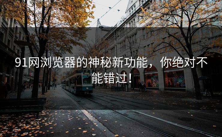 91网浏览器的神秘新功能，你绝对不能错过！