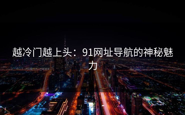 越冷门越上头：91网址导航的神秘魅力