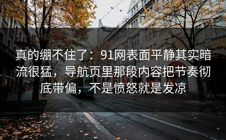 真的绷不住了：91网表面平静其实暗流很猛，导航页里那段内容把节奏彻底带偏，不是愤怒就是发凉